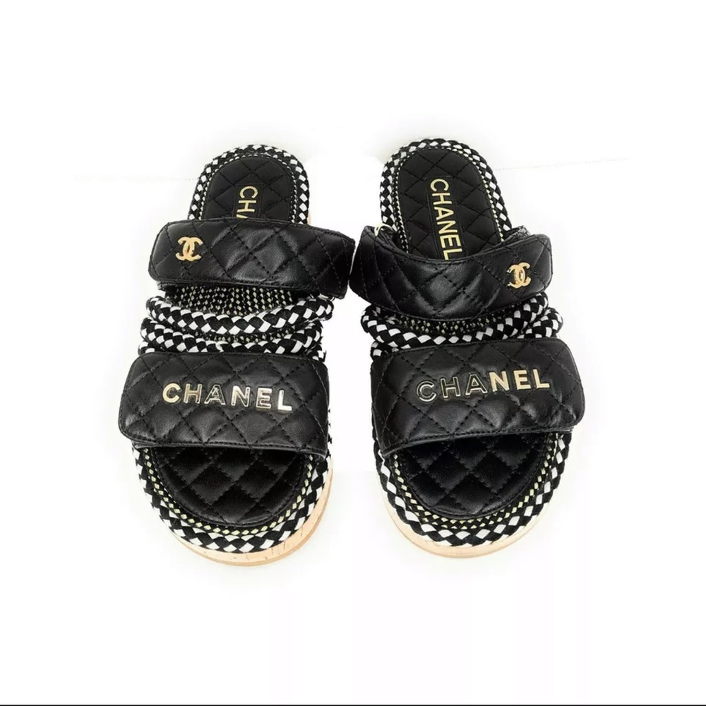 Chanel Cord Sandals